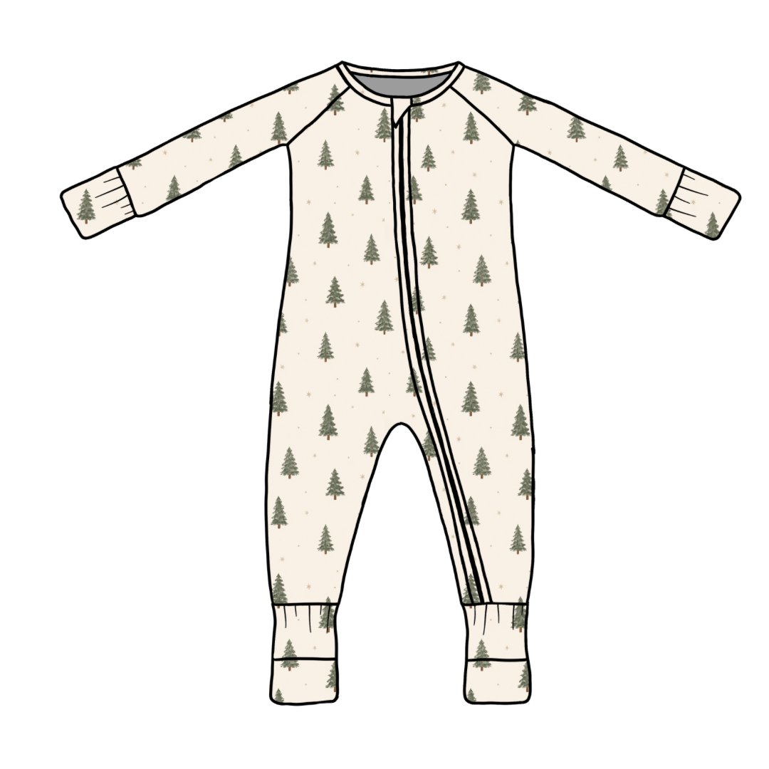 PREORDER Christmas Trees Bamboo Zippy