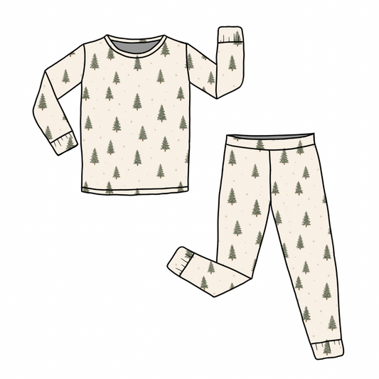 Christmas Trees Bamboo Pajamas