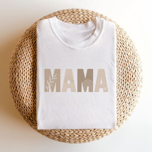 Neutral Boho Mama Organic Cotton Tee