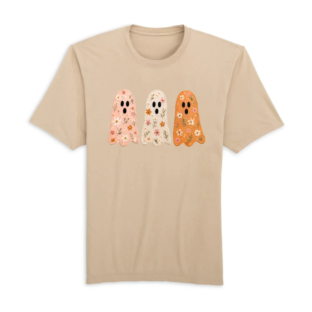 Boho Ghosts Organic Cotton Tee