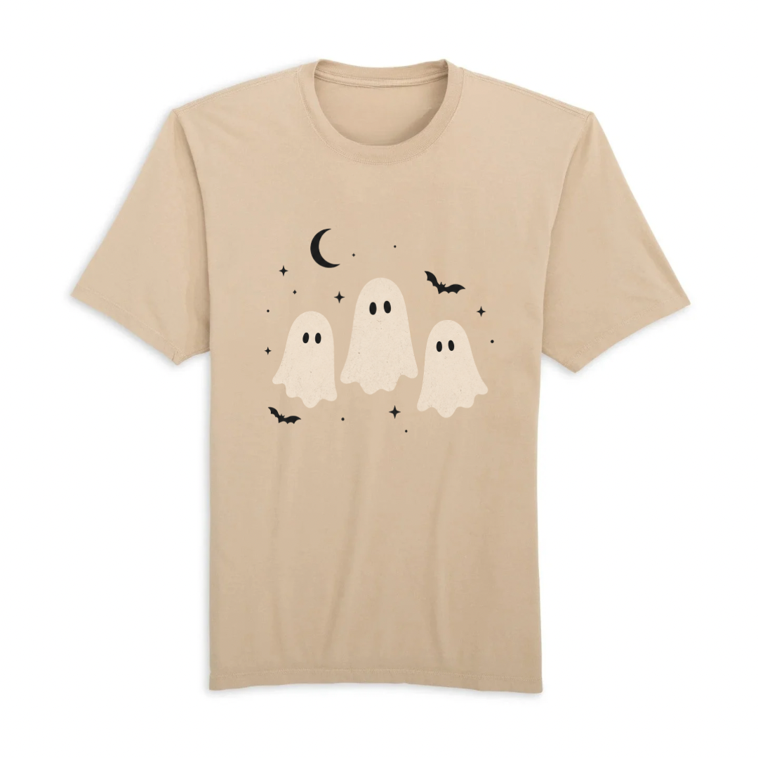 Boho Ghosts Organic Cotton Tee