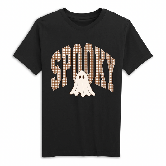 Plaid Spooky Mama Organic Cotton Tee
