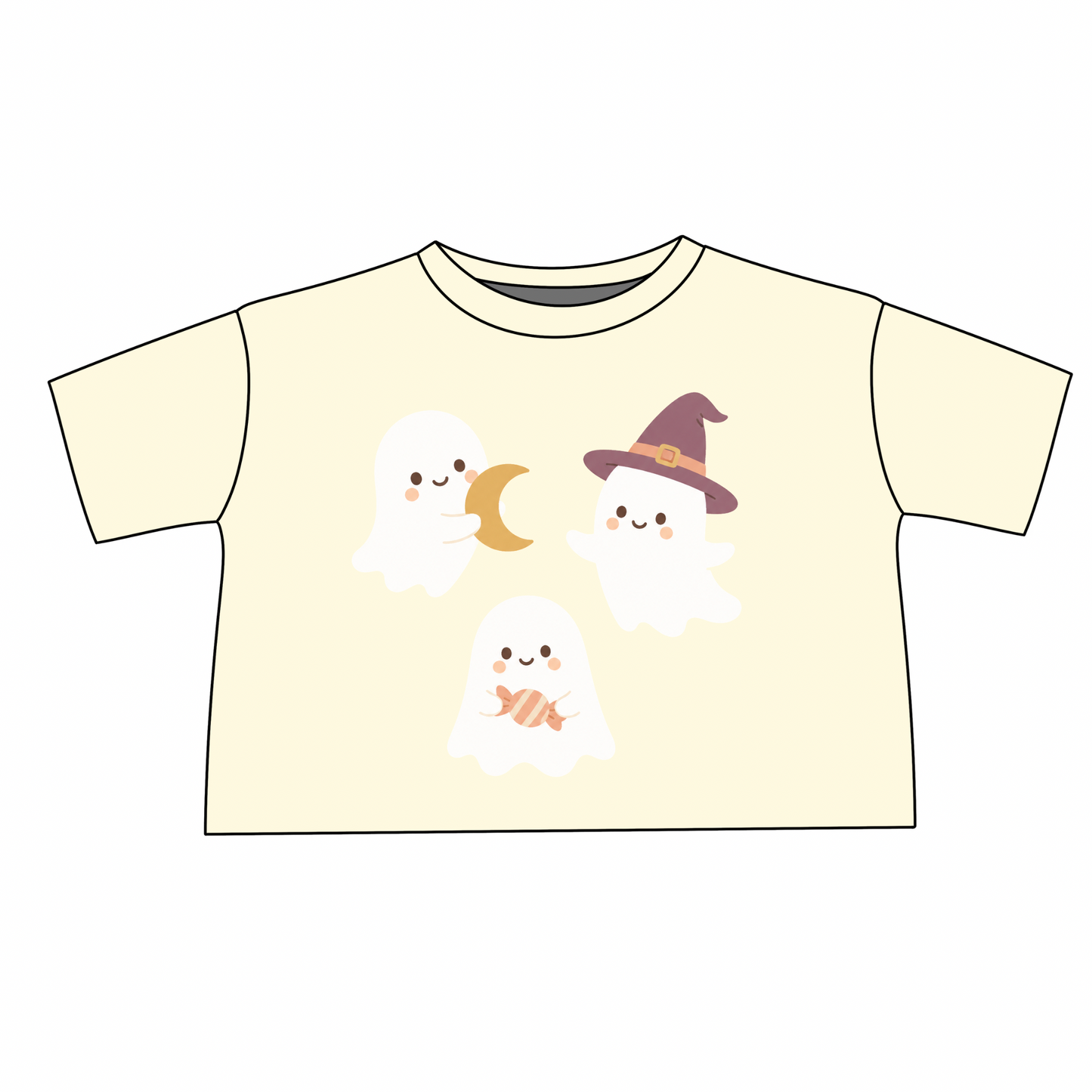 Ghosts Organic Cotton Boxy Tee