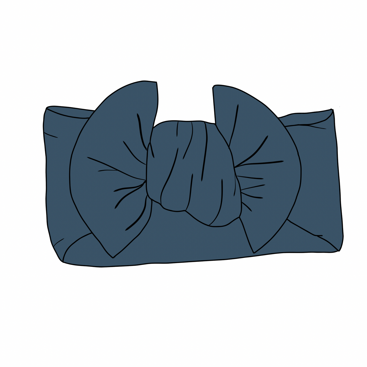 PREORDER Dusty Blue Bamboo Headband