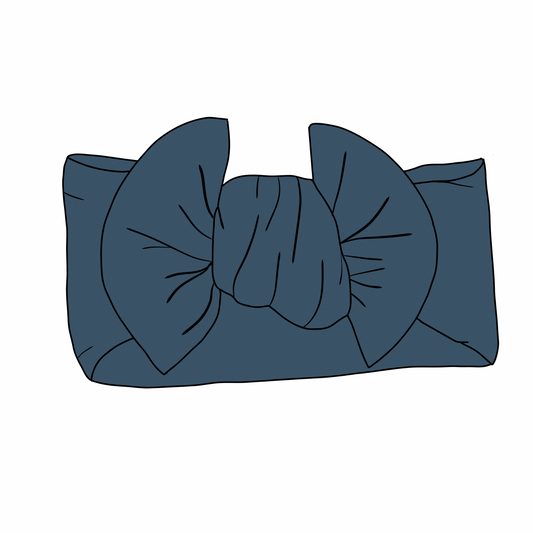 PREORDER Dusty Blue Bamboo Headband