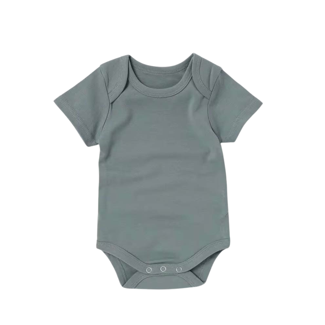 PREORDER Organic Cotton Bodysuit - Aquamarine