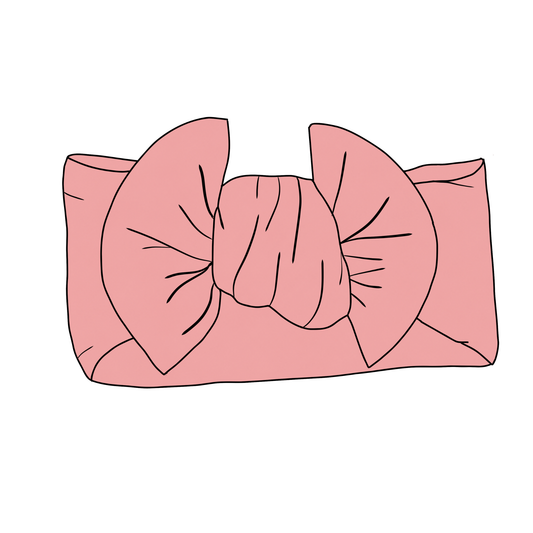 PREORDER Rose Pink Bamboo Headband
