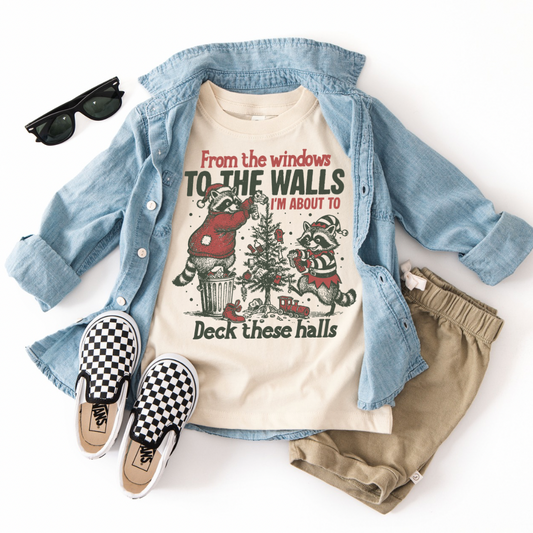 Deck These Halls - 100% Cotton Tee