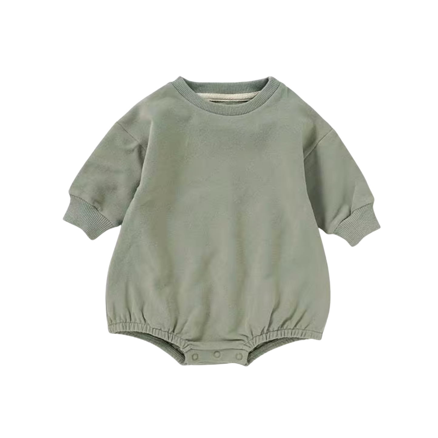 PREORDER Organic Cotton Bubble Romper - Jade