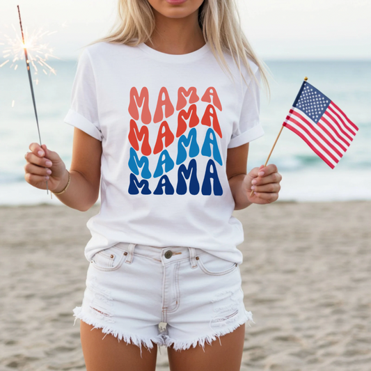 Patriotic Mama 100% Cotton Tee
