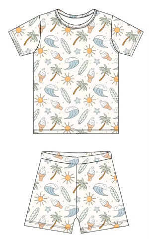 Summer Ice Cream Bamboo Set
