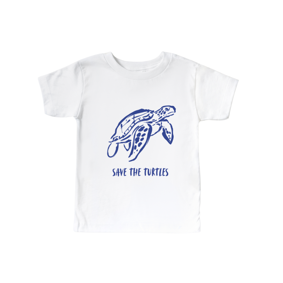 Save the Turtles - 100% Cotton Tee