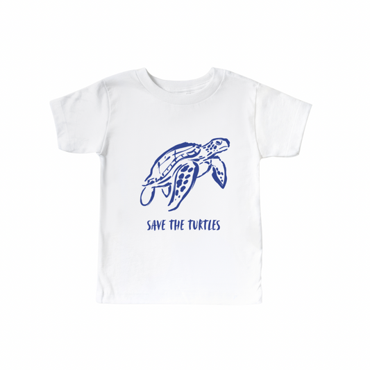 Save the Turtles - 100% Cotton Tee