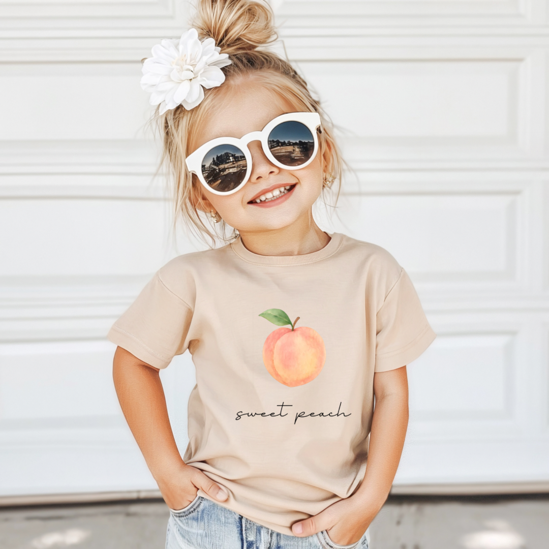 Peach - 100% Cotton Tee
