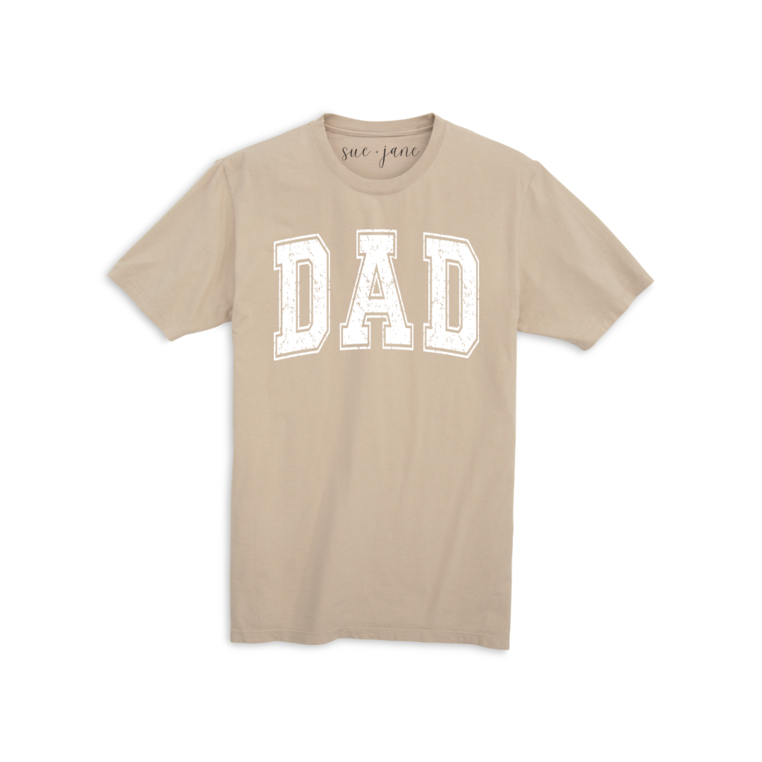 Dad Block Tee 100% Organic Cotton Tee