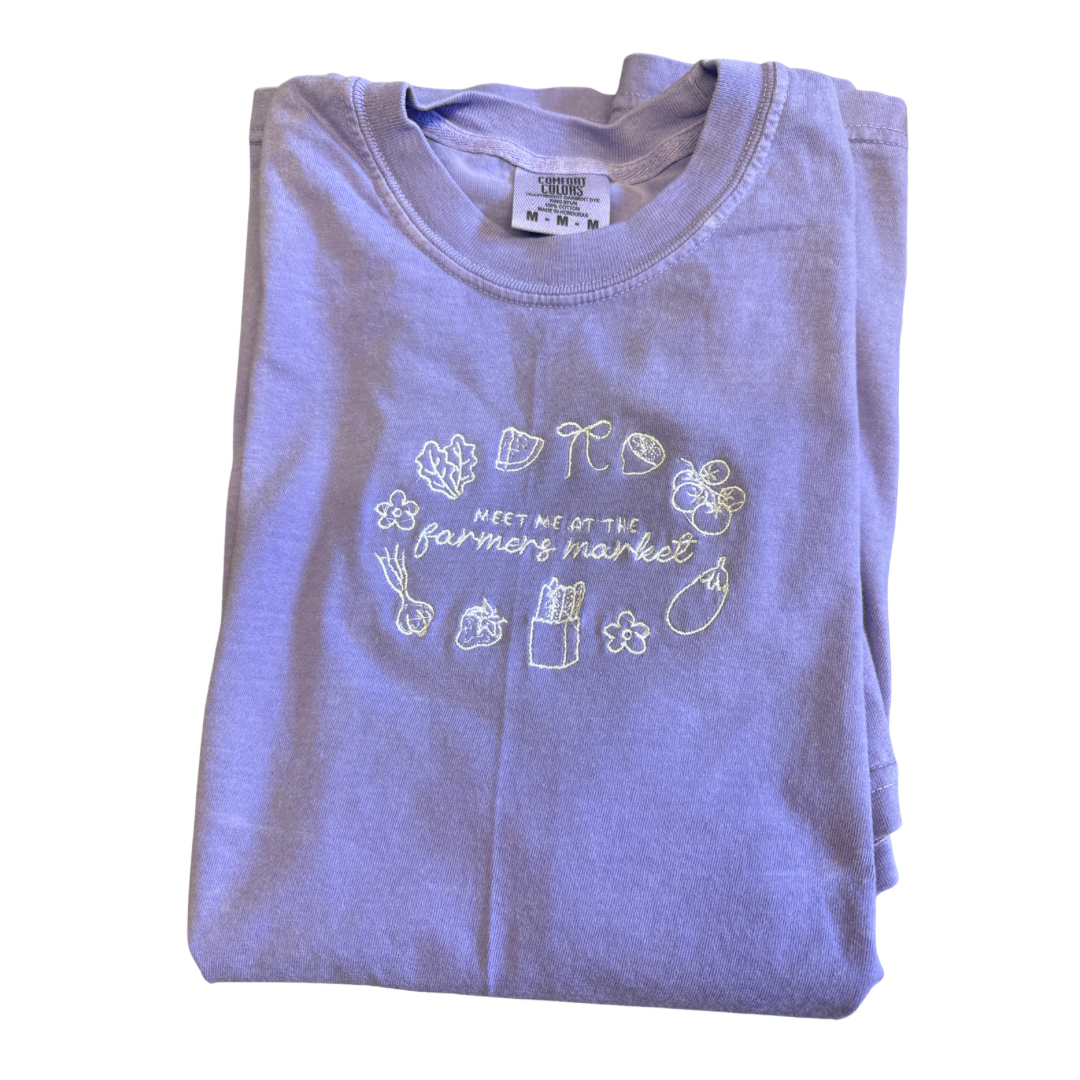 Embroidered Farmers Market CC Tee