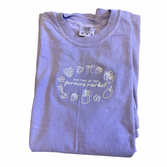 Embroidered Farmers Market CC Tee