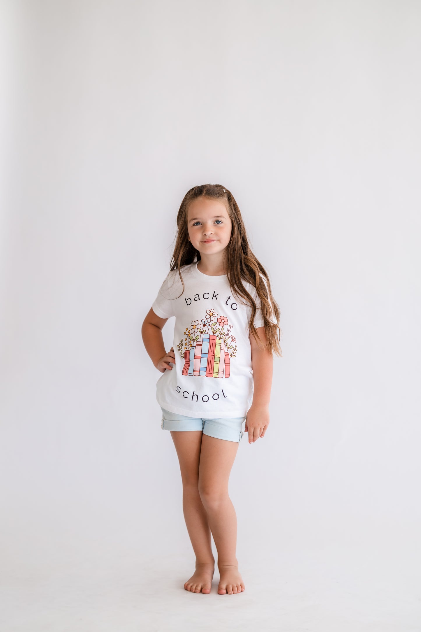 Back to School Books Organic Cotton Tee