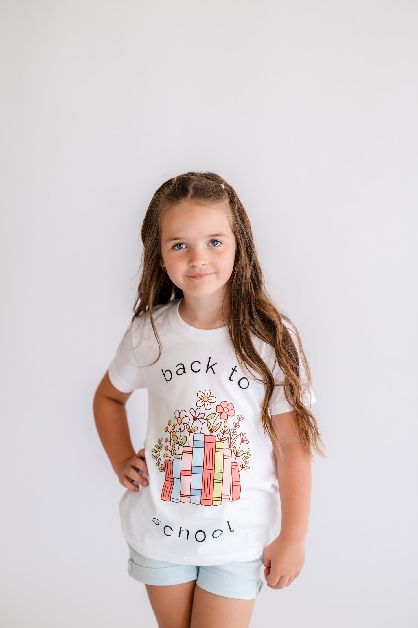 Back to School Books Organic Cotton Tee