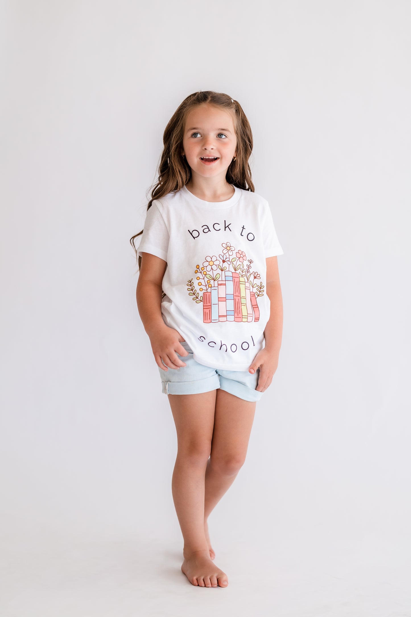 Back to School Books Organic Cotton Tee
