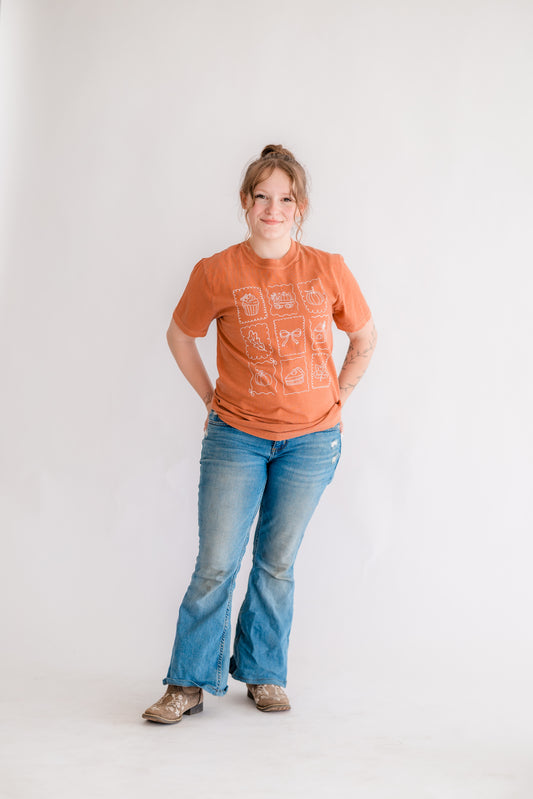 Fall Stamps Tee