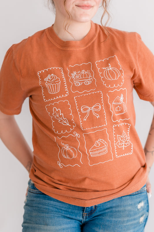 Fall Stamps Tee