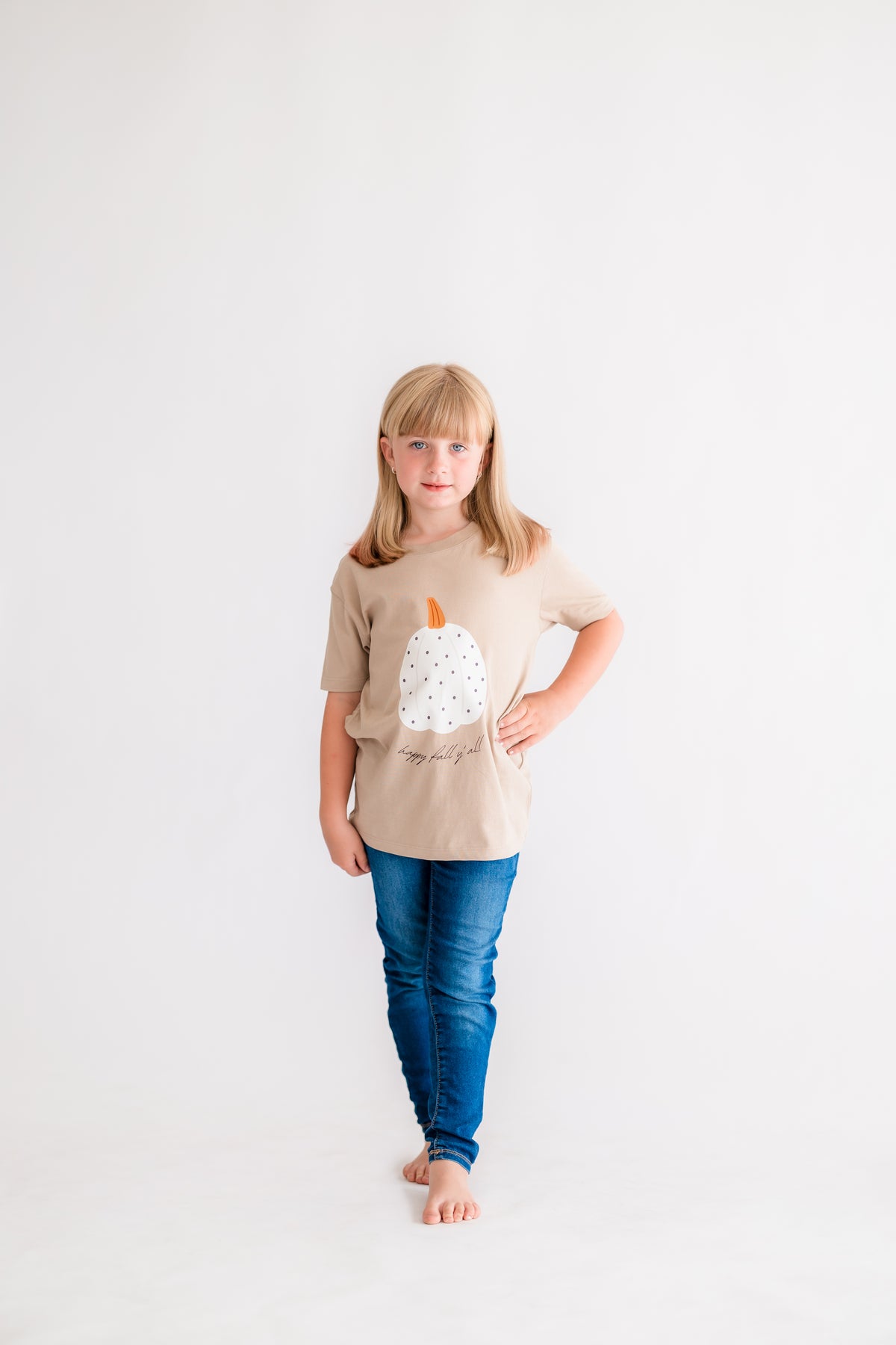 Boho Pumpkin Organic Cotton Tee