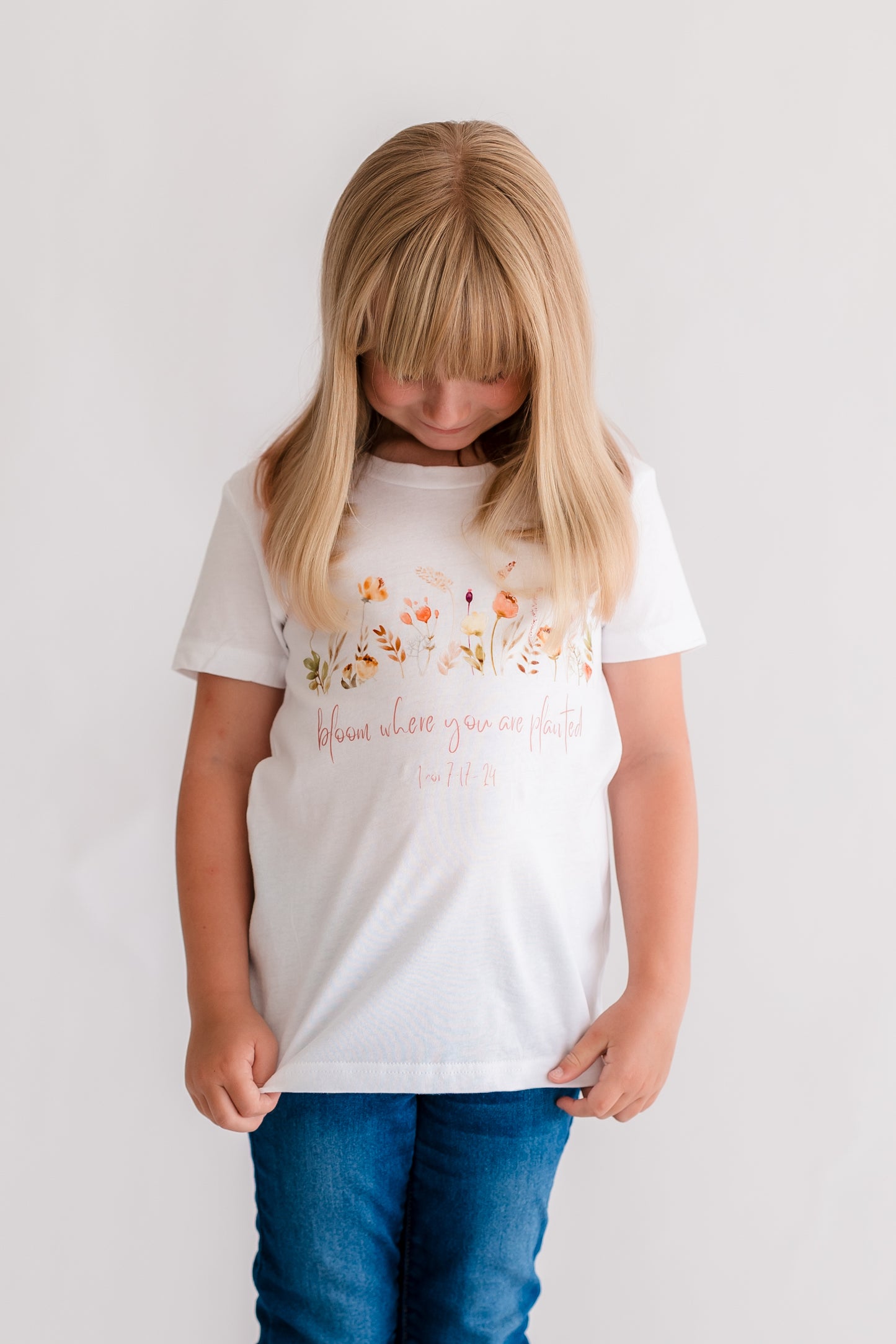 Bloom Where You Are Planted Organic Cotton Tee