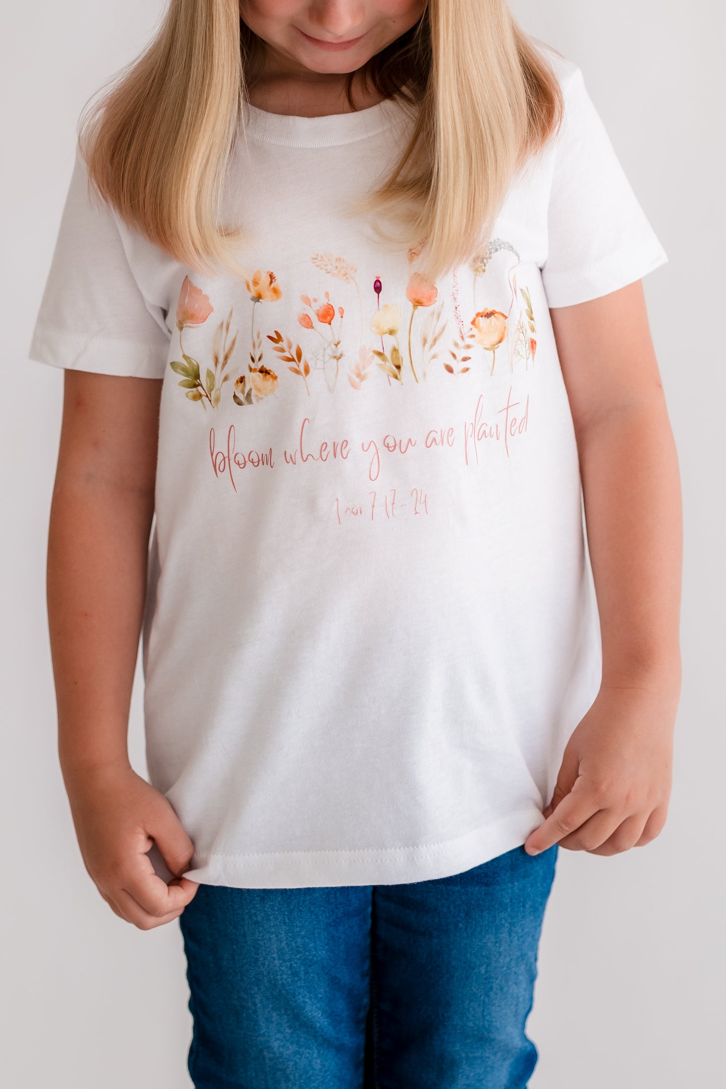 Bloom Where You Are Planted Organic Cotton Tee