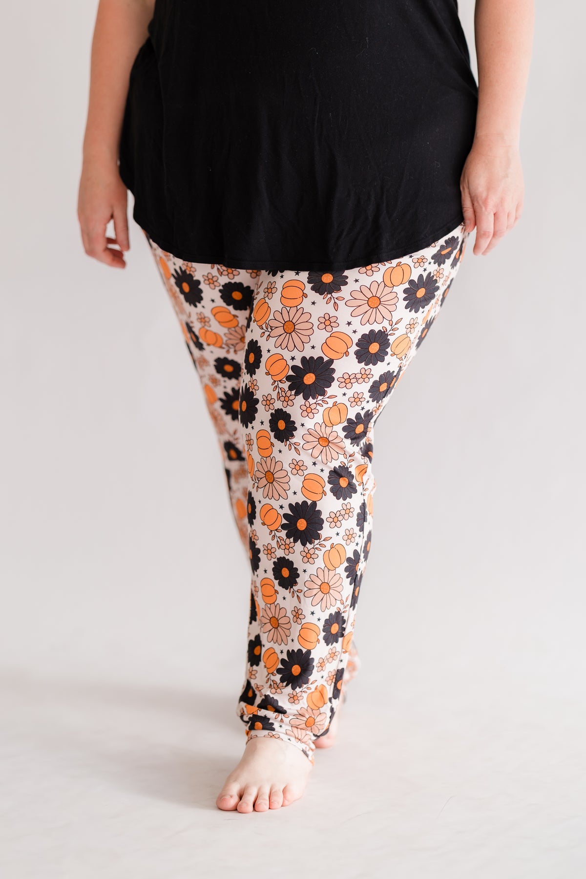 Spooky Floral Adult Joggers