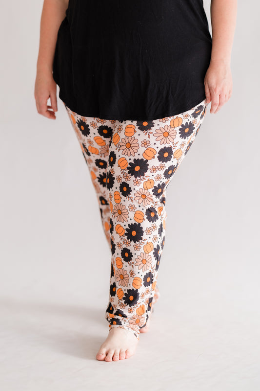 Spooky Floral Adult Joggers