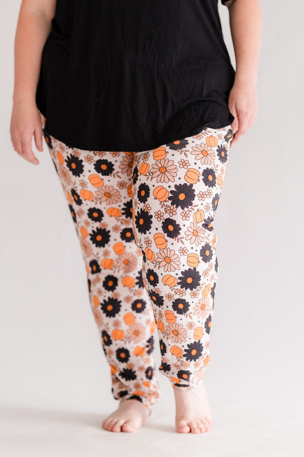 Spooky Floral Adult Joggers