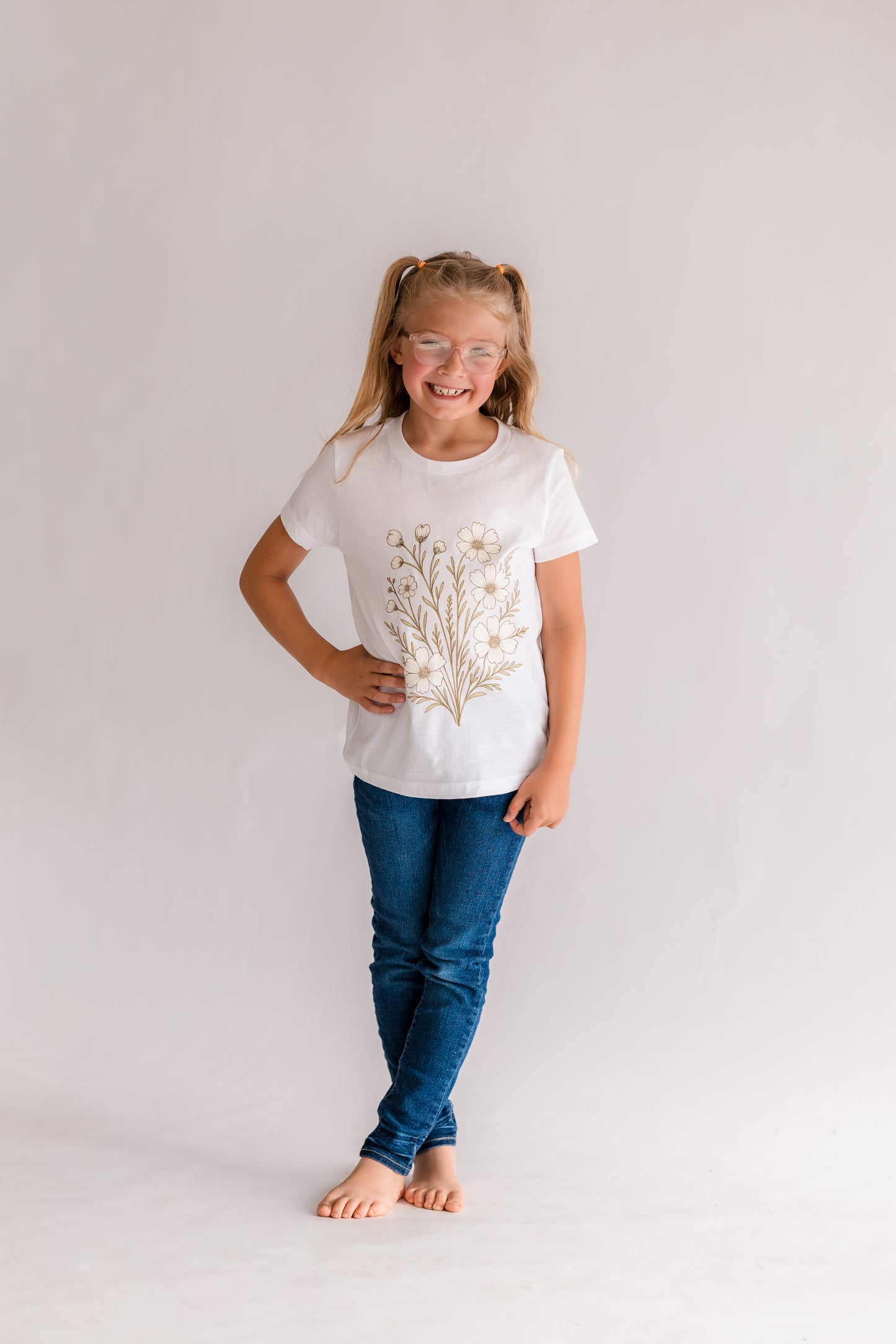 Boho Floral Organic Cotton Tee