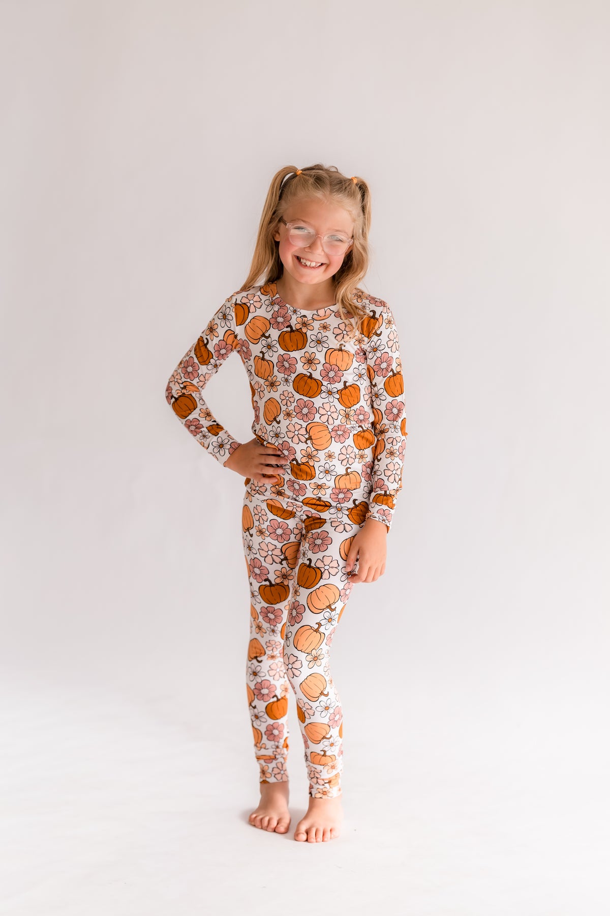 Autumn Floral Bamboo Pajamas