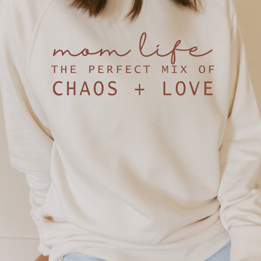Mom Life Organic Crewneck
